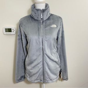 The North Face Women's Lux Osito Jacket Full Zip Meld Grey S M L XL SO SOFT!!